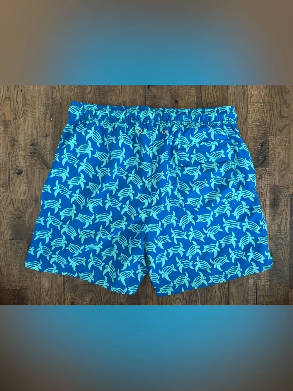 Tom &‎ Teddy Men's Swim Trunks Turtles Whales 2 Pair Size M C